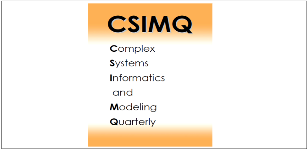 Complex Systems Informatics and Modeling Quarterly